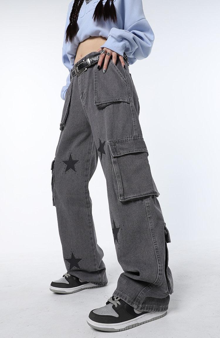 Y2K Star Cargo Pants