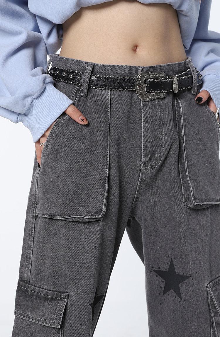 Y2K Star Cargo Pants