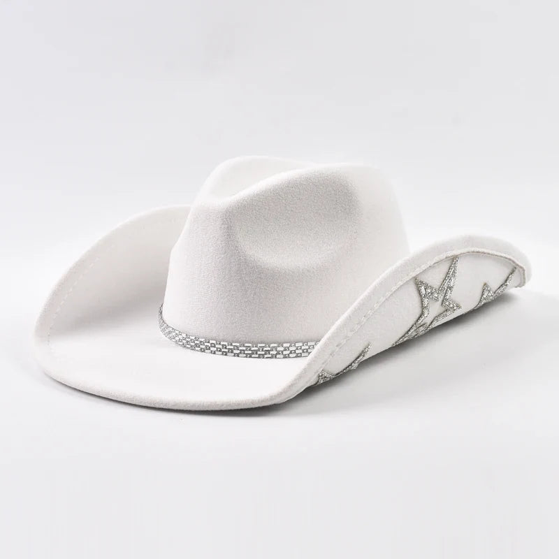 Y2K Star Cowgirl Hat