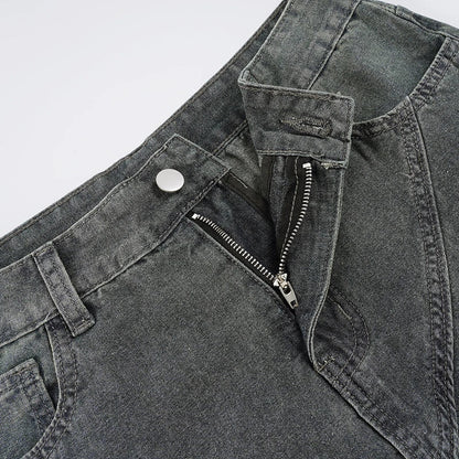 Y2K Star Denim Maxi Skirt