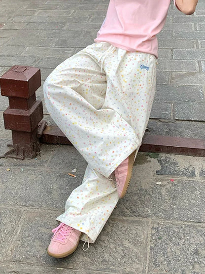 Y2K Star Drawstring Pants