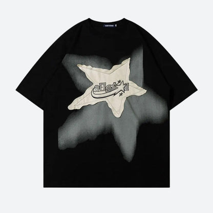 Y2K Star Patch Tee