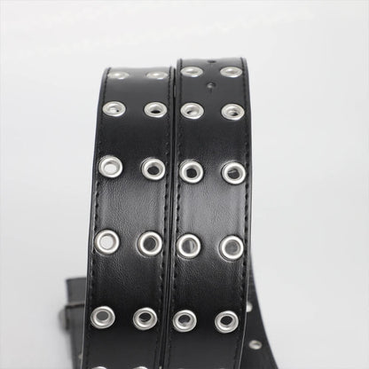 Y2K Star Silver Buckle Belt