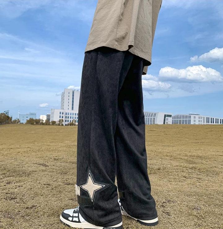 Y2K Star Wide Leg Sweatpants
