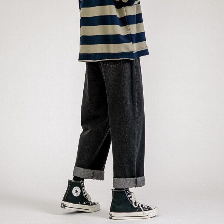 Y2K Straight Leg Baggy Jeans