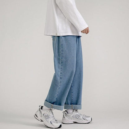 Y2K Straight Leg Baggy Jeans