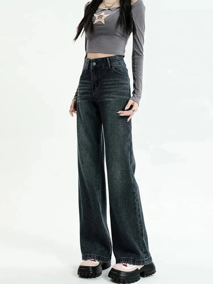Y2K Straight Leg Denim Jeans