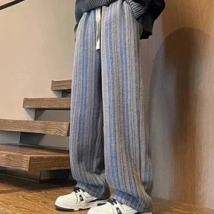 Y2K Striped Drawstring Pants