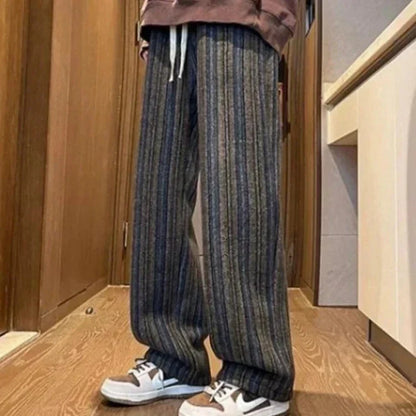 Y2K Striped Drawstring Pants