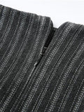 Y2K Striped Lace-Up Mini Skirt for Trendy Fashionistas