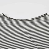 Striped Neck Tie Top
