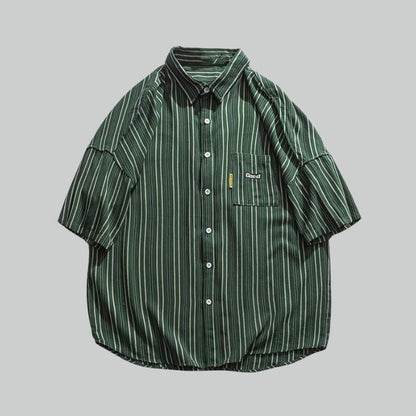 Y2K Striped Oversized Shirt