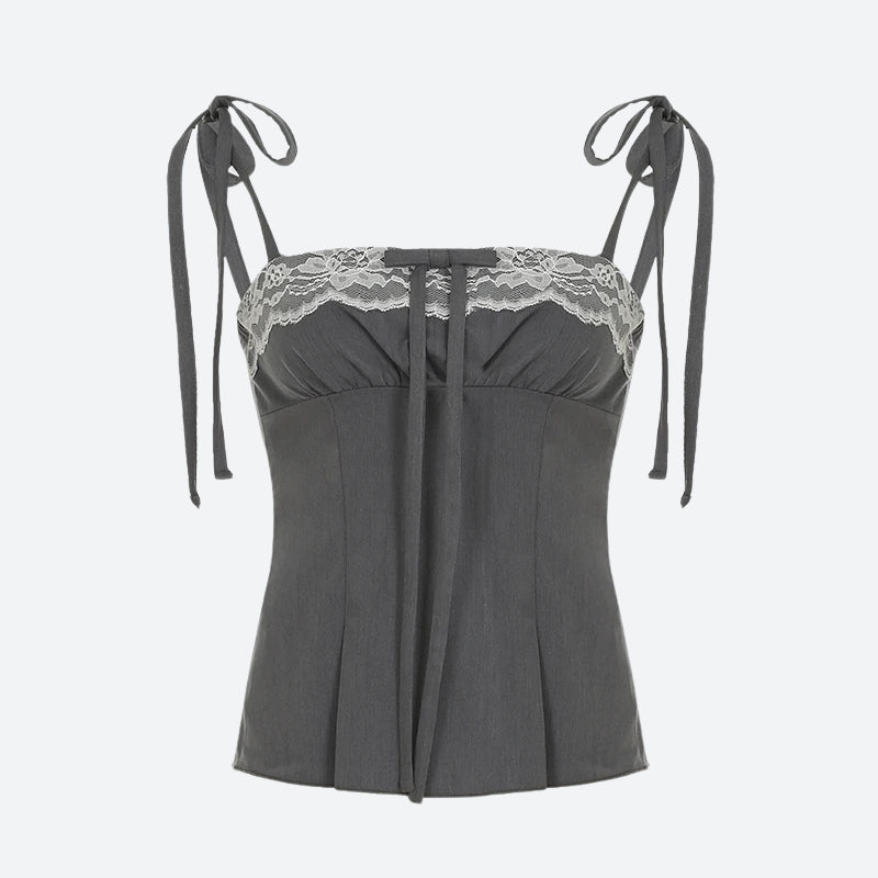 Y2K Tailored Corset Top
