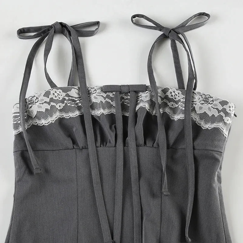 Y2K Tailored Corset Top