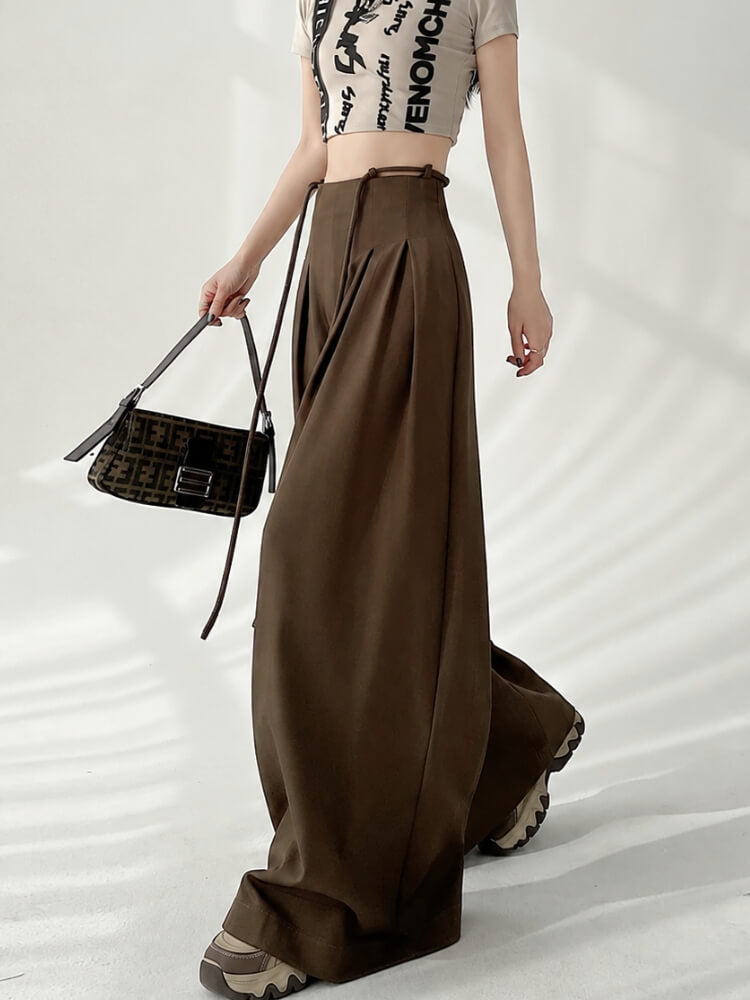 Y2K Tailored Wide Leg Pants