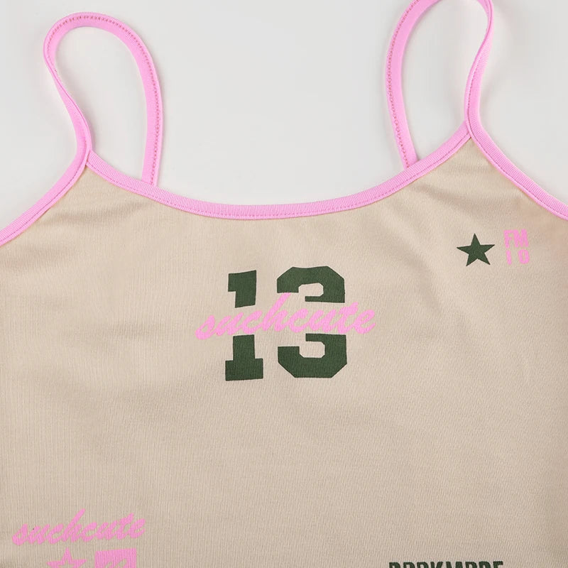 Y2K Tank & Skirt Two Piece Set