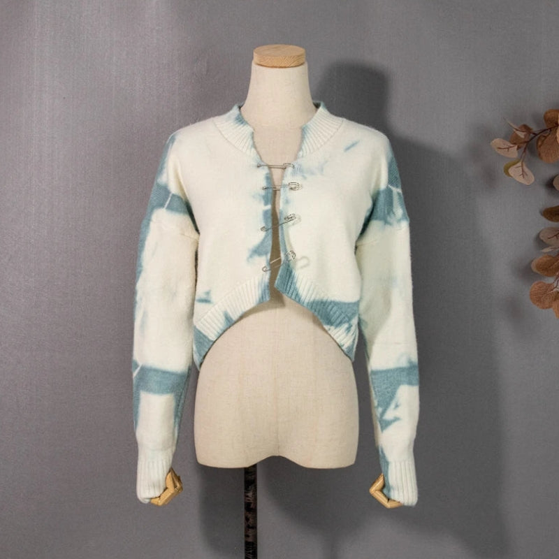 Y2K Tie Dye Cardigan