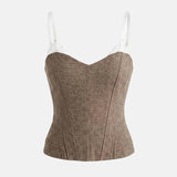 Tweed Corset Top