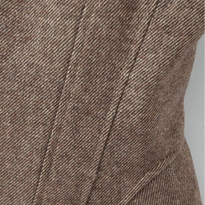 Y2K Tweed Corset Top