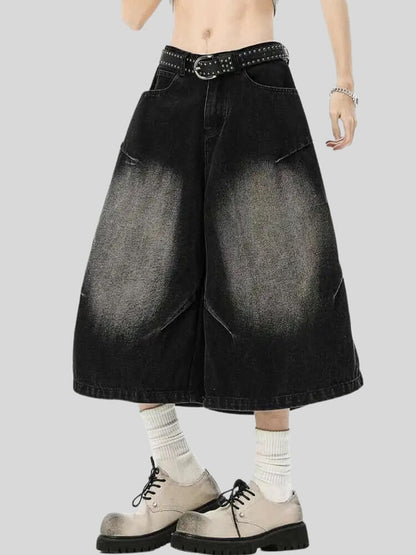 Y2K Ultra-Wide Denim Jorts