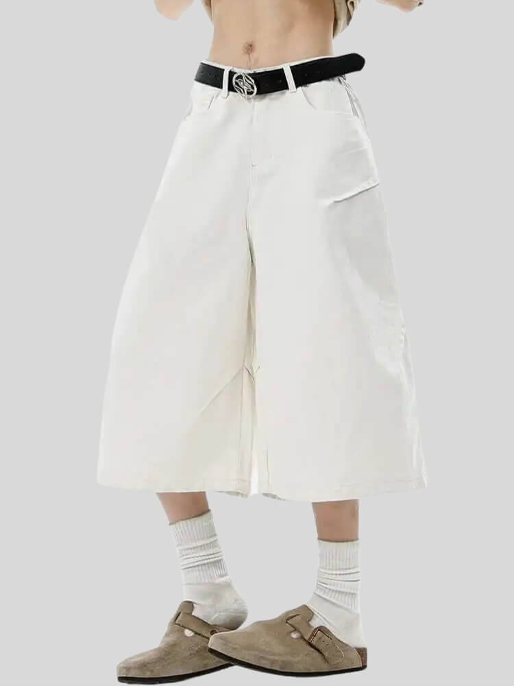 Y2K Ultra-Wide Denim Jorts