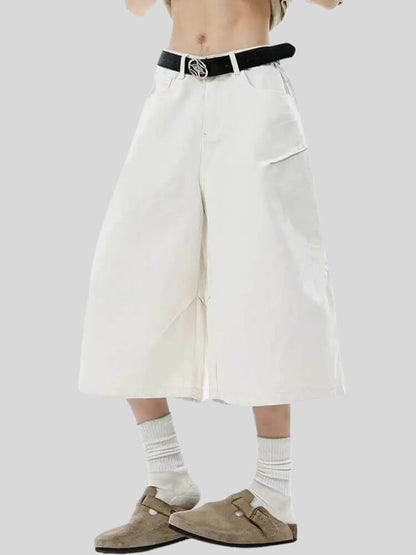 Y2K Ultra-Wide Denim Jorts