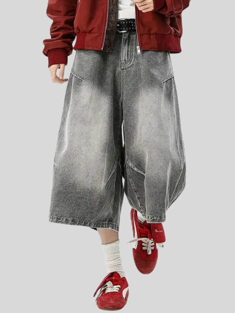 Y2K Ultra-Wide Denim Jorts