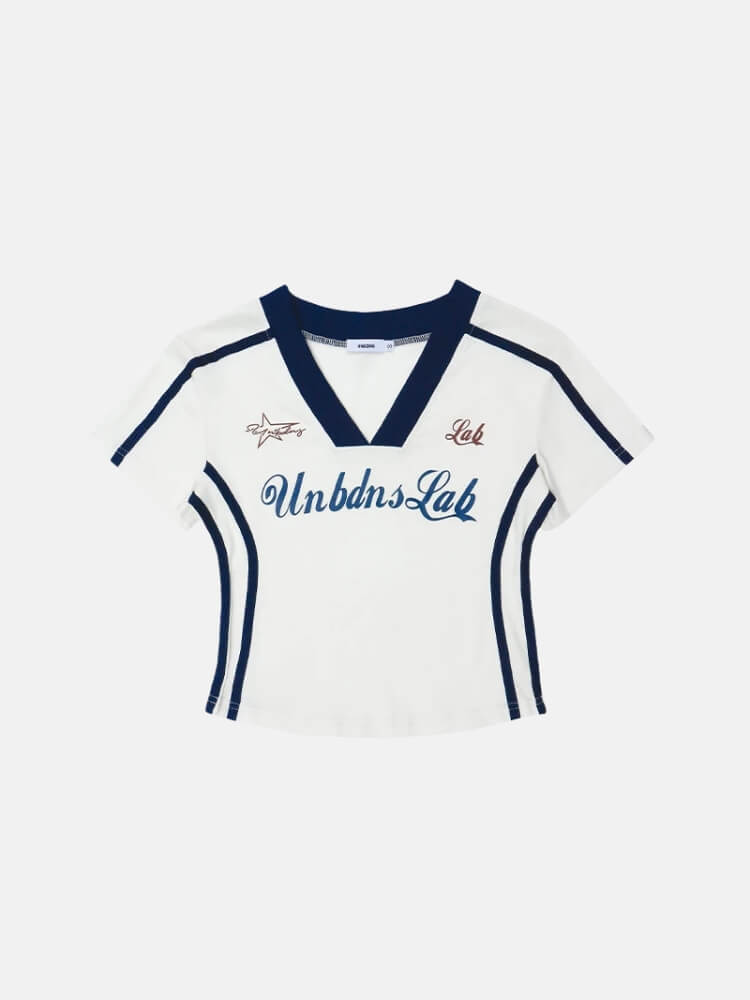 Y2K Varsity Baby Tee