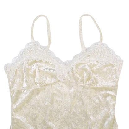 Y2K Velvet Cami Top