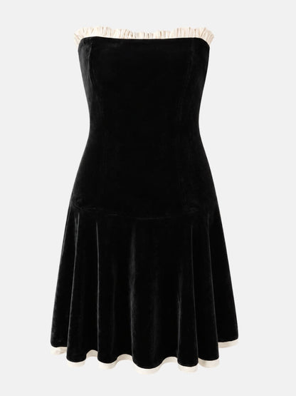 Y2K Velvet Corset Dress