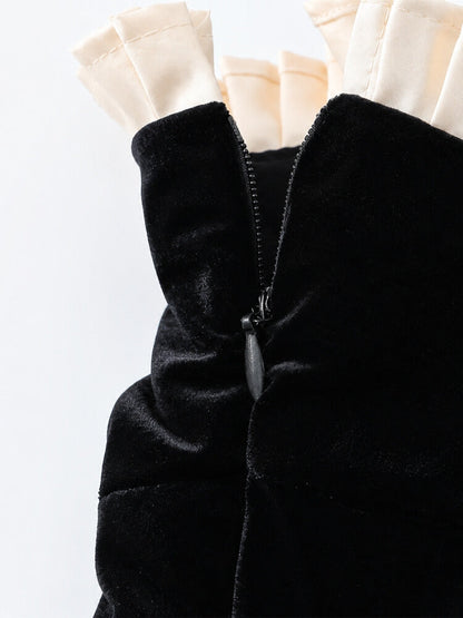 Y2K Velvet Corset Dress