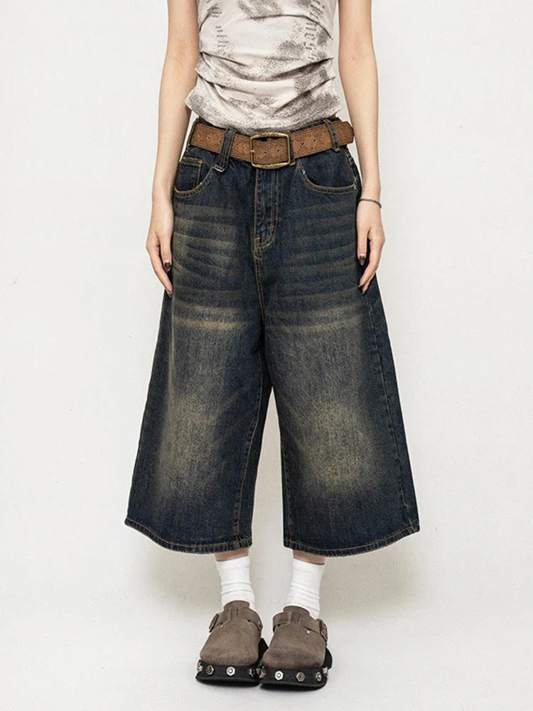 Y2K Vintage Baggy Denim Jorts