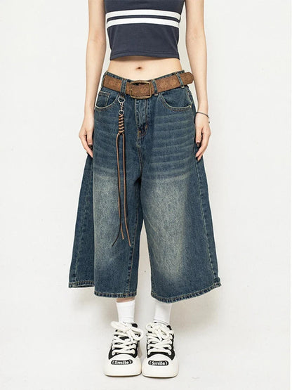 Y2K Vintage Baggy Denim Jorts