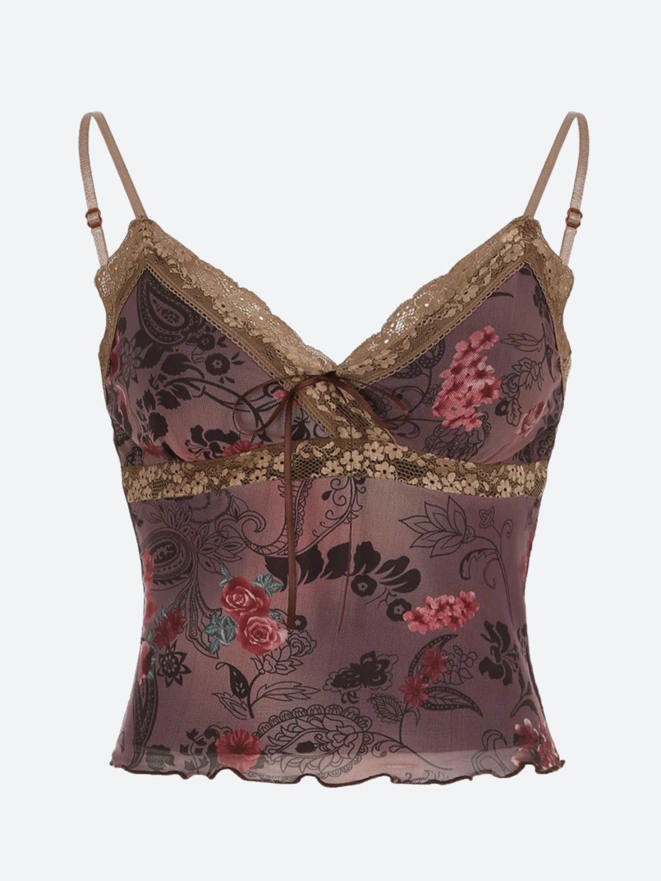 Y2K Vintage Floral Top
