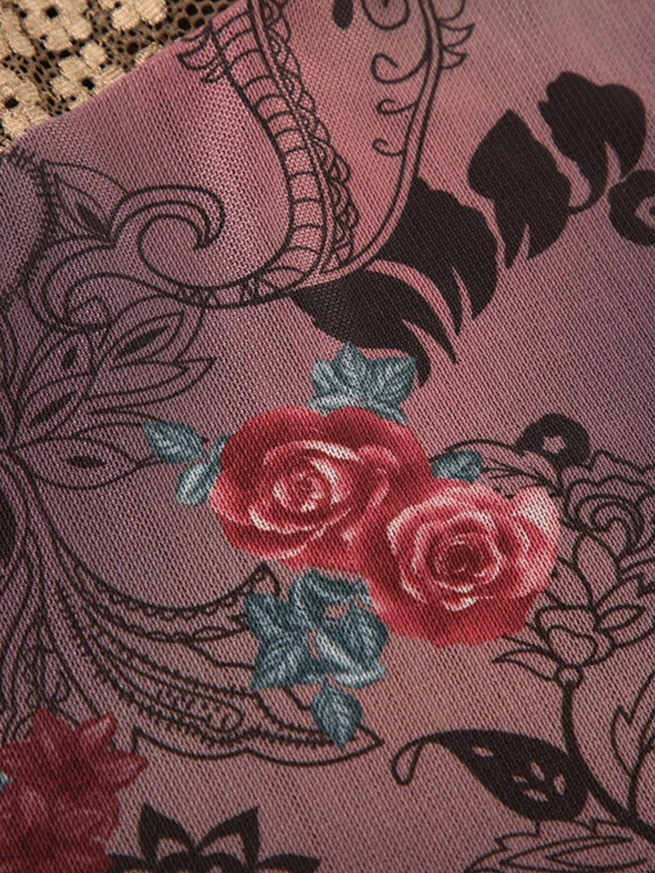 Y2K Vintage Floral Top
