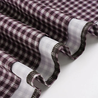 Y2K Vintage Gingham Maxi Skirt