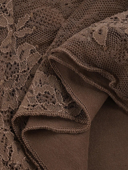 Y2K Vintage Lace Top