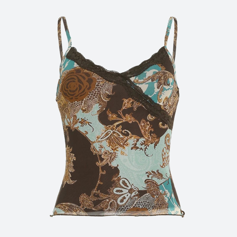 Y2K Vintage Mesh Top