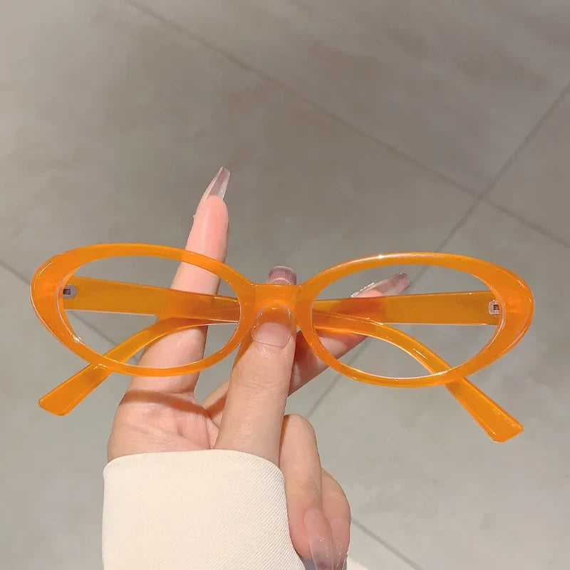 Y2K Vintage Oval Frame Glasses