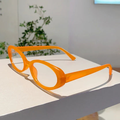 Y2K Vintage Oval Frame Glasses