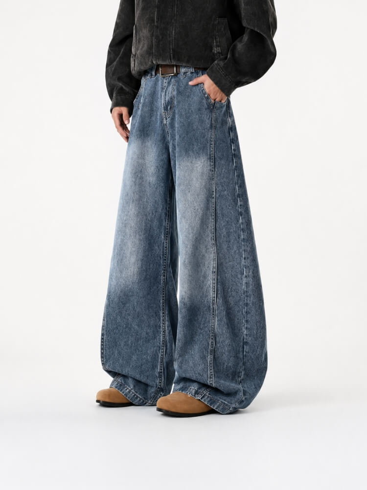 Y2K Vintage Wash Jeans