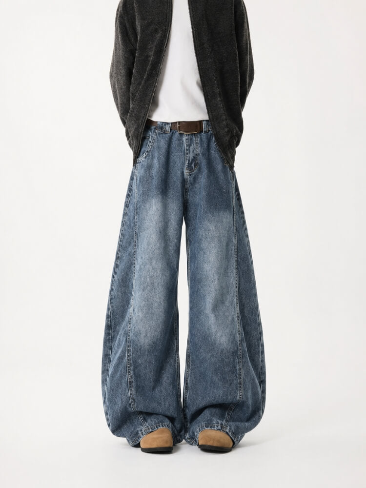 Y2K Vintage Wash Jeans