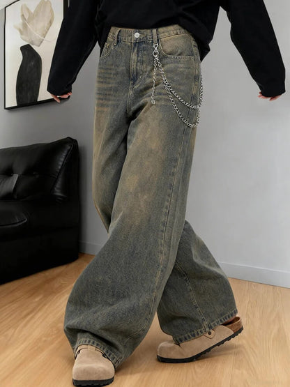 Y2K Vintage Washed Baggy Jeans