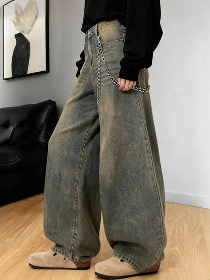 Y2K Vintage Washed Baggy Jeans