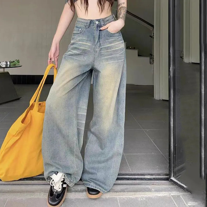 Y2K Washed Baggy Jeans