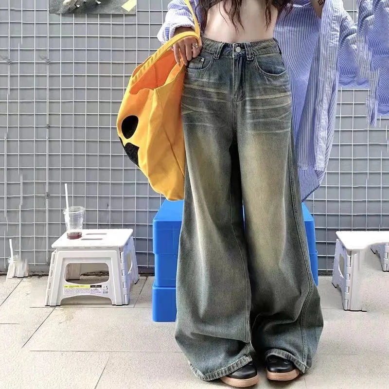 Y2K Washed Baggy Jeans