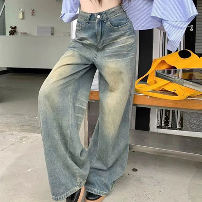 Y2K Washed Baggy Jeans