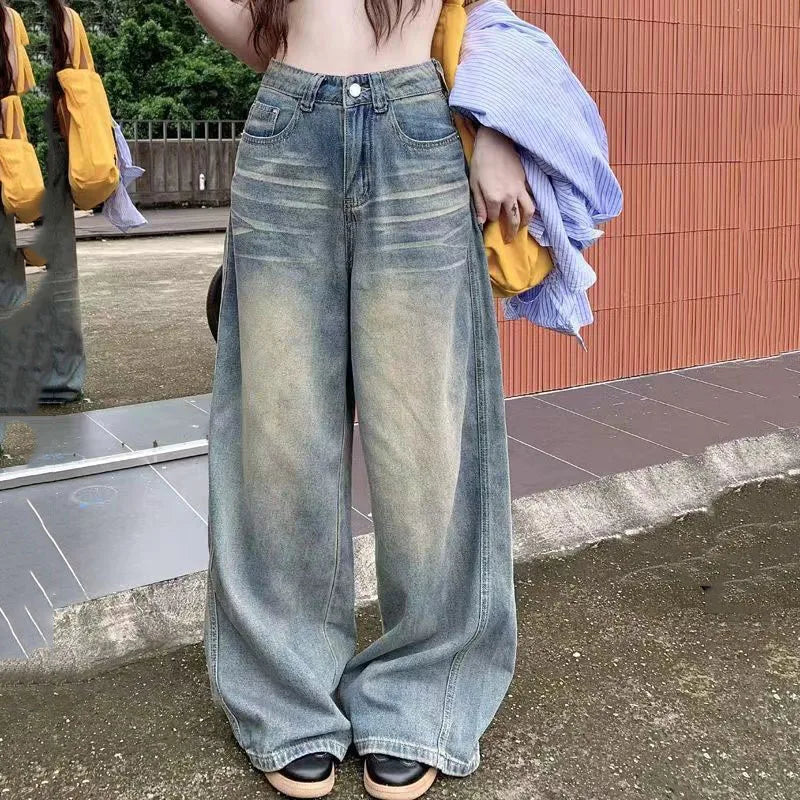 Y2K Washed Baggy Jeans