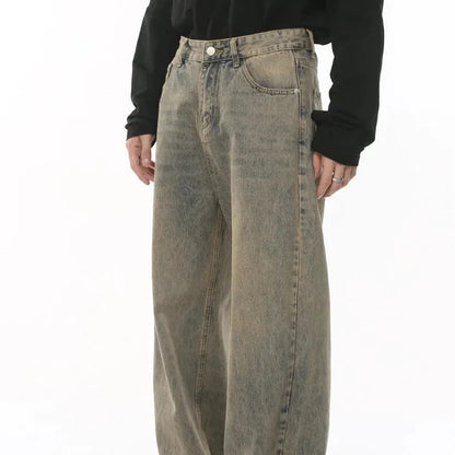 Y2K Washed Denim Baggy Jeans