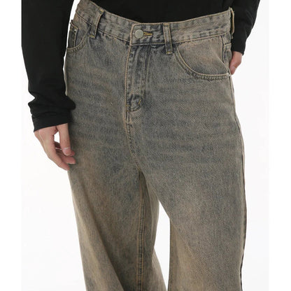 Y2K Washed Denim Baggy Jeans